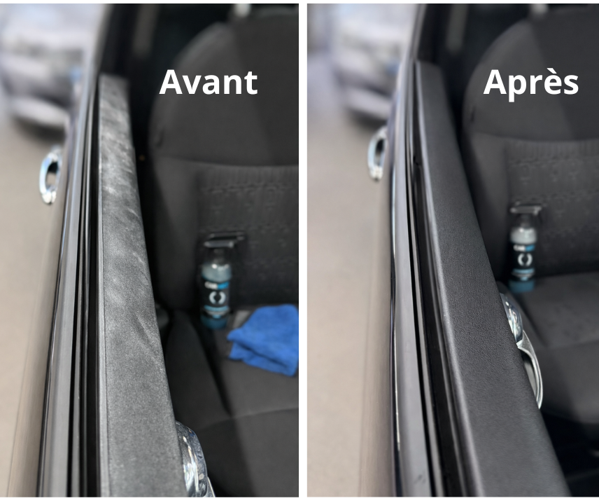 Notre nettoyant habitacle APC nettoie en profondeur tout les types de matériaux de votre habitacle, plastiques, alcantara, cuir, bois, carbone et insert aluminium. Après application, vous retrouverez la brillance d'origine et laisse un effet satiné sur vos plastiques.
De plus, il diffuse une douce odeur fraîcheur .