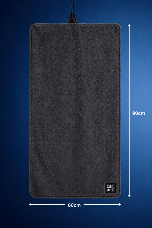 Serviette de séchage pour voiture, moto,  camion ... ultra absorbante 1200 Gsm en micro-fibre, conçue pour un séchage en un passage, garanti sans traces et sans micro rayures. 
Idéale après chaque lavage pour une finition parfaite. 
