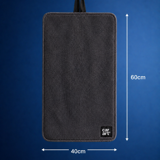 Serviette de séchage pour voiture, moto, camion ... ultra absorbante 1200 Gsm en micro-fibre, conçue pour sécher rapidement la carrosserie sans laisser de traces. Idéale après chaque lavage pour un séchage efficace, doux et sans rayures. 