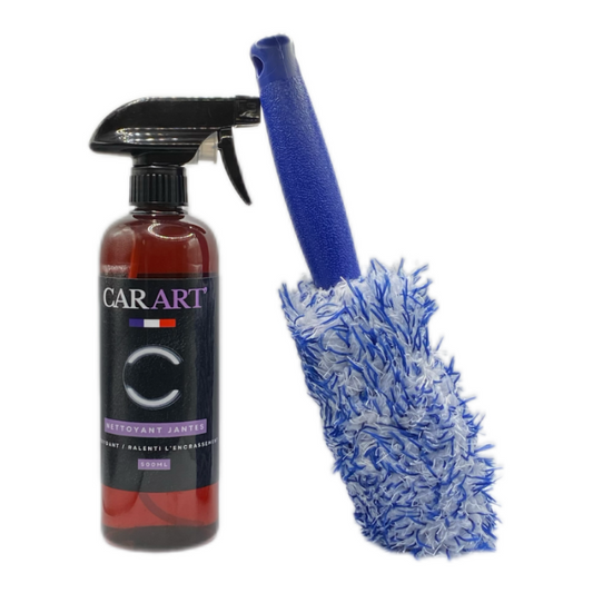 nettoyant jantes ultra puissant plus brosse offerte. 