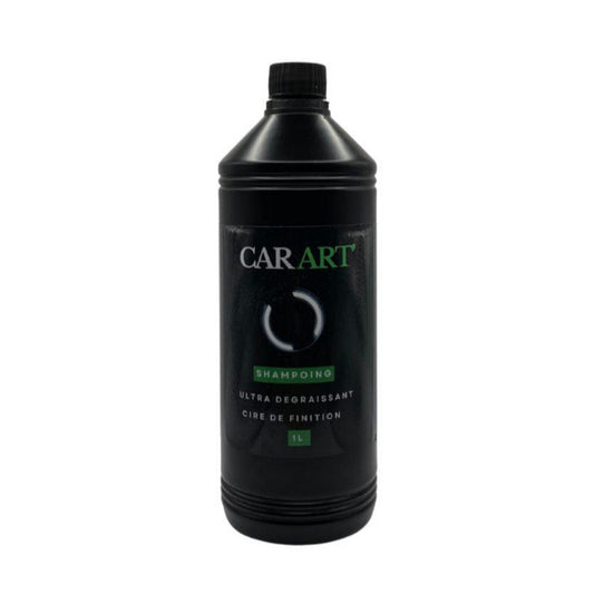 Shampoing ultra dégraissant pour carrosserie, nettoie en profondeur et dissout saleté, dépôt routier, poussière, boue . Dépose une cire de finition pour un résultat ultra brillant garantie. 